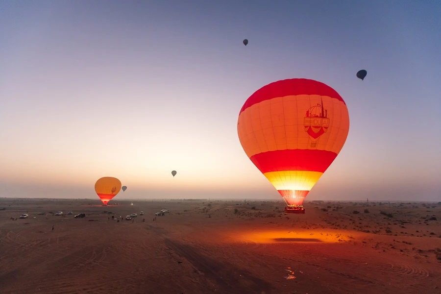 Hot air balloon Dubai Deluxe Package