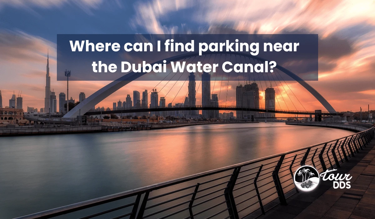 Where can I find parking near the Dubai Water Canal?